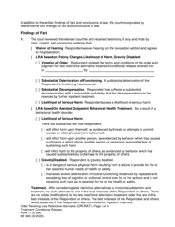 Form MP460 Order Revoking Less Restrictive Alternative Treatment / Conditional Release (Orlrat) - Washington, Page 2