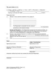 Form MP441 Order of Continuance (Orcnt) - Washington, Page 3