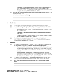 Form WPF JU02.0200 Shelter Care Hearing Order (Scor) - Washington, Page 4