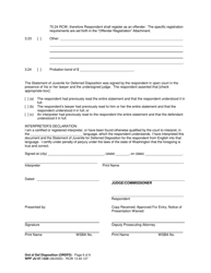 Form WPF JU07.1320 Deferred Disposition Order (Ordfd) - Washington, Page 6