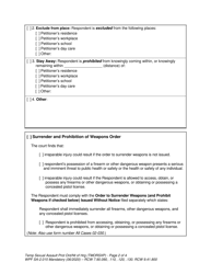 Form SA2.015 Temporary Sexual Assault Protection Order and Notice of Hearing (Tmorsxp) - Washington, Page 2