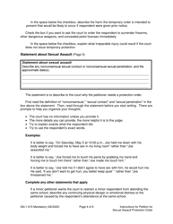 Instructions for Form SA1.015 Petition for Sexual Assault Protection Order (Ptorsxp) - Washington, Page 4