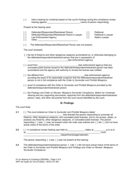 Form WPF All Cases02.120 Contempt Hearing Order (Orcnw) - Washington, Page 2