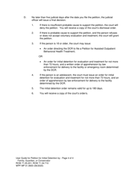 Form MP01.0600 Joel&#039;s Law Petition for Initial Detention by Family, Guardian, or Conservator - Washington, Page 5