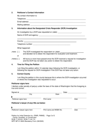 Form MP01.0600 Joel&#039;s Law Petition for Initial Detention by Family, Guardian, or Conservator - Washington, Page 7