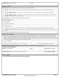 DD Form 2656-5 &quot;Reserve Component Survivor Benefit Plan (RCSBP) Election Certificate&quot;, Page 2