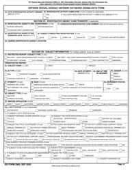 DD Form 2965 Defense Sexual Assault Incident Database (Dsaid) Data Form, Page 5