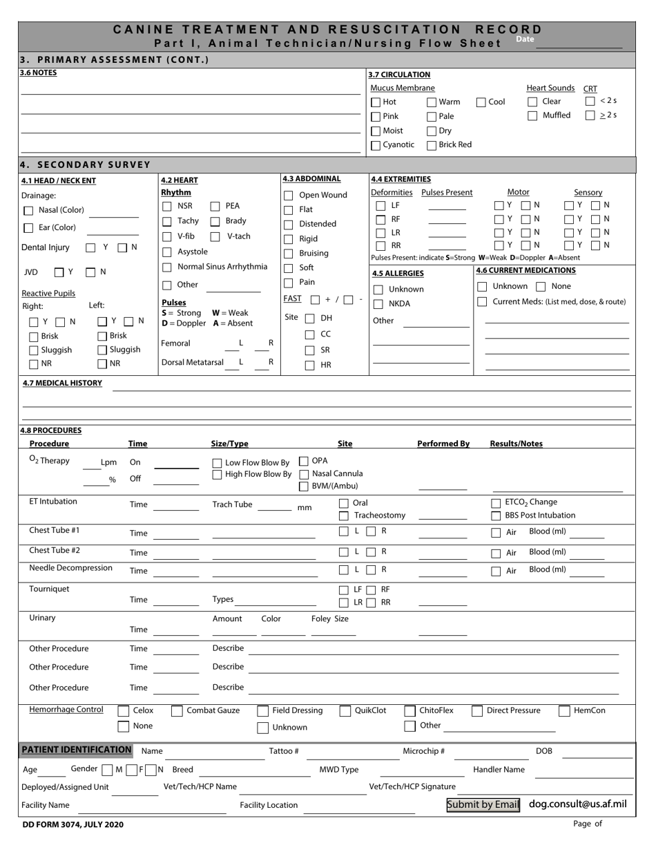 DD Form 3074 - Fill Out, Sign Online and Download Fillable PDF ...