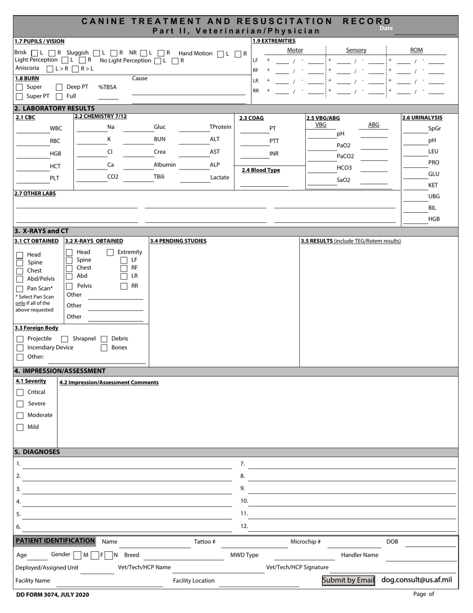 DD Form 3074 - Fill Out, Sign Online and Download Fillable PDF ...