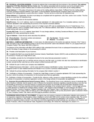 CBP Form 5106 Download Fillable PDF or Fill Online Create/Update ...