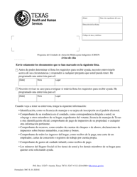 Document preview: Formulario 3067-S Aviso De Cita - Texas (Spanish)