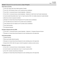 Form 5831 Community-Based Programs Access and Eligibility Services Contract Application Packet Checklist, Regionally Enrolled - Texas, Page 3