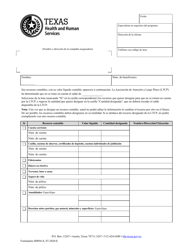 Document preview: Formulario H0056-S Notice of Opportunity to Designate Countable Resources - Texas (Spanish)