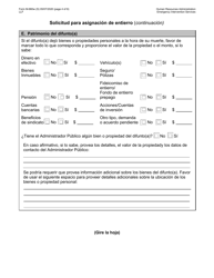 Formulario M-860W Solicitud Para Asignacion De Entierro - New York City (Spanish), Page 4