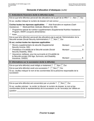 Form M-860W Application for Burial Allowance - New York City (French), Page 3