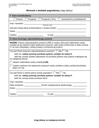 Form M-860W Application for Burial Allowance - New York City (Polish), Page 5
