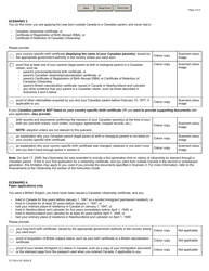 Form CIT0014 Document Checklist: Application for a Citizenship Certificate (Proof of Citizenship) - Canada, Page 3