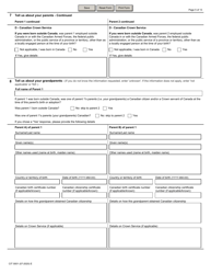 Form CIT0001 Application for a Citizenship Certificate - Canada, Page 5