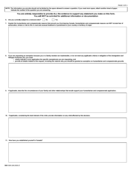 Form IMM5283 Supplementary Information - Humanitarian and Compassionate Considerations - Canada, Page 3