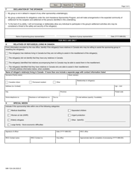 Form IMM1324 Undertaking/Application for a Joint Assistance Sponsorship - Canada, Page 3