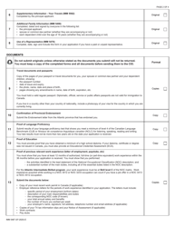 Form IMM5467 Document Checklist: Atlantic Intermediate-Skilled Program - Canada, Page 2