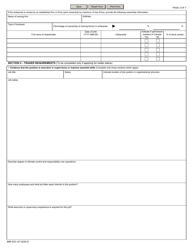 Form IMM5321 Canada-United States-Mexico Agreement - Application for Trader/Investor Status (Work Permit) - Canada, Page 3