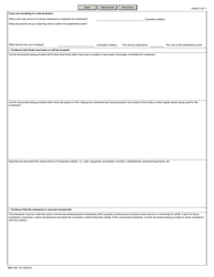 Form IMM5321 Canada-United States-Mexico Agreement - Application for Trader/Investor Status (Work Permit) - Canada, Page 5