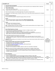 Form IMM5981 Document Checklist: Home Child Care Provider or Home Support Worker - Canada, Page 3
