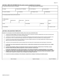 Form IMM5984 Offer of Employment to a Foreign National: Rural and Immigration Pilot - Canada, Page 3