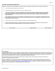 Form IMM5984 Offer of Employment to a Foreign National: Rural and Immigration Pilot - Canada, Page 4