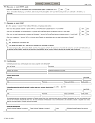 Forme CIT0001 Demande De Certificat De Citoyennete Pour Adultes Et Mineurs - Canada (French), Page 7