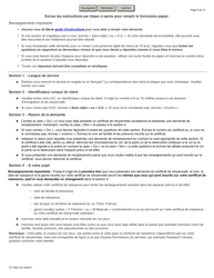 Forme CIT0001 Demande De Certificat De Citoyennete Pour Adultes Et Mineurs - Canada (French), Page 9
