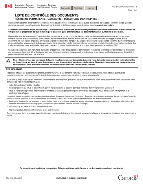 Forme IMM5760  Printable Pdf