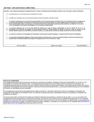 Forme IMM5984 Offre D&#039;emploi Presentee a Un Ressortissant Etranger: Programme Pilote D&#039;immigration Dans Les Communautes Rurales Et Du Nord - Canada (French), Page 4