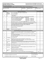 NAVPERS Form 1420/5 &quot;' ldo/Cwo Eligibility Checklist&quot;