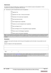 Form LA27 Part B Application for Trustee Lease - Queensland, Australia, Page 4