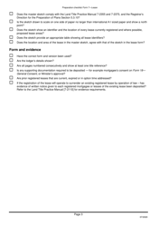 Form 7 Preparation Checklist - Lease - Queensland, Australia, Page 3