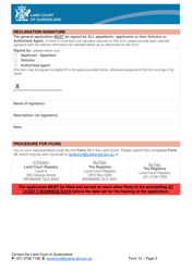 Form 12 General Application - Queensland, Australia, Page 3