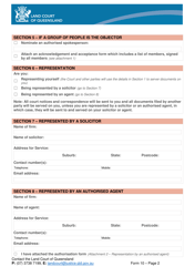 Form 10 Notice of Election - Queensland, Australia, Page 2