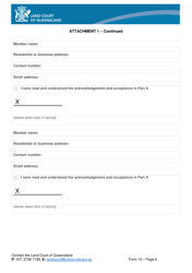 Form 10 Notice of Election - Queensland, Australia, Page 6