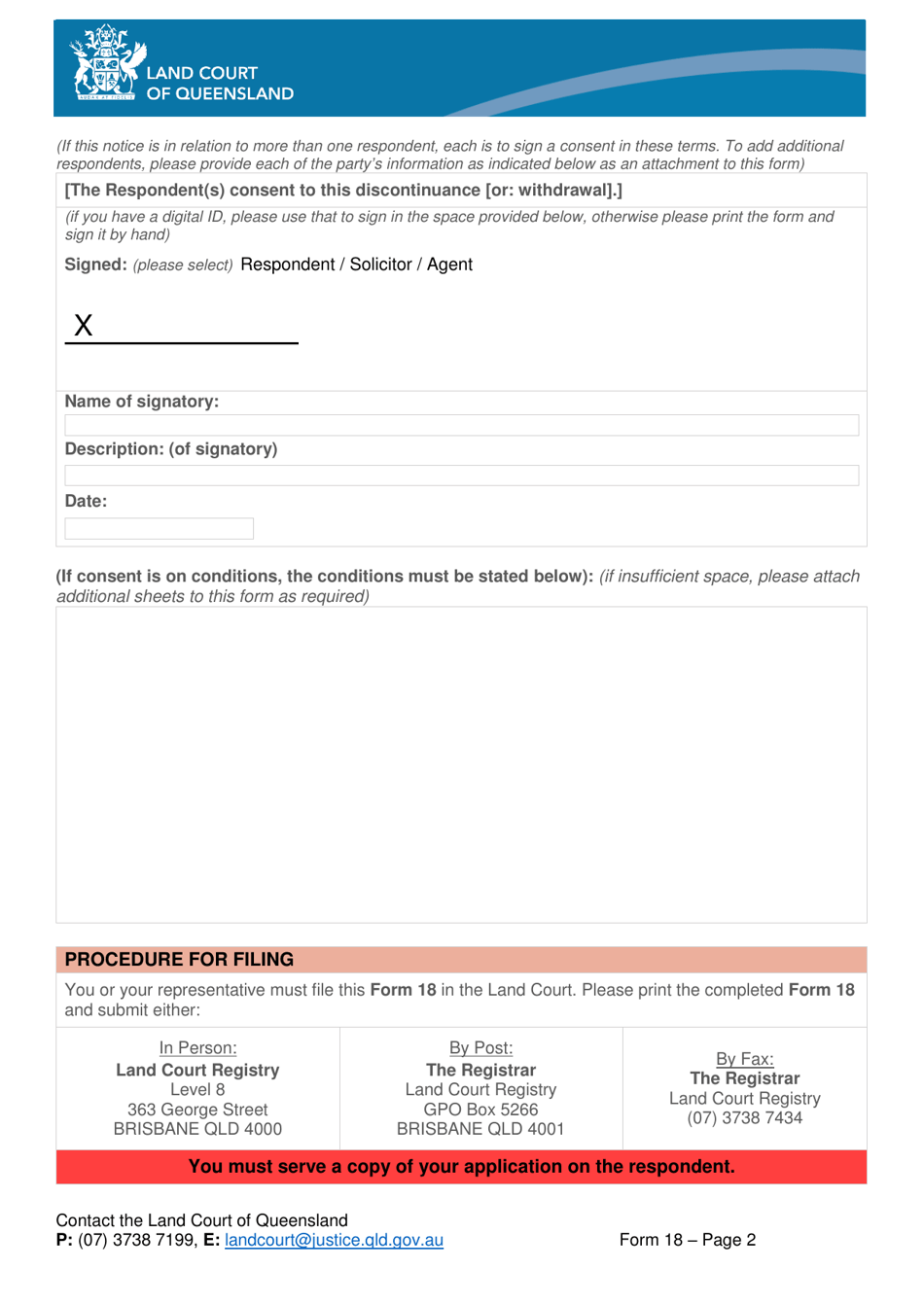 Form 18 Download Fillable PDF or Fill Online Notice of Withdrawal or ...