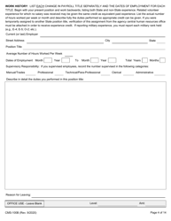 Form CMS-100B Promotional Employment Application - Illinois, Page 4