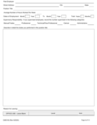 Form CMS100 Examining/Employment Application - Illinois, Page 6