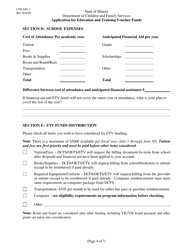 Form CFS449-3 Application for Education and Training Voucher Funds - Illinois, Page 4
