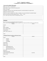 Form CFS449 Youth in College/Vocational Training Application - Illinois, Page 2