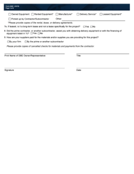 Form 2669 Commercially Useful Function Review - Material Supplier - Texas, Page 3