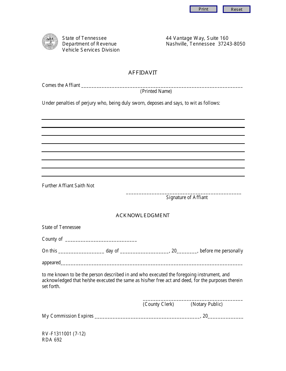 Form 1311001 - Fill Out, Sign Online and Download Fillable PDF ...