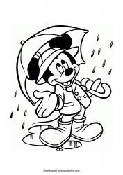 &quot;Mickey Mouse Coloring Sheet&quot;