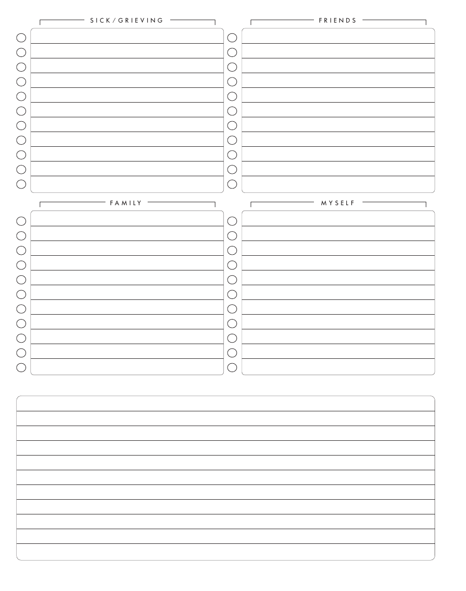 Prayer Journal Template, Page 3