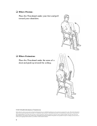 Scapular Shoulder and Elbow Theraband Exercise Chart (English/Spanish), Page 15